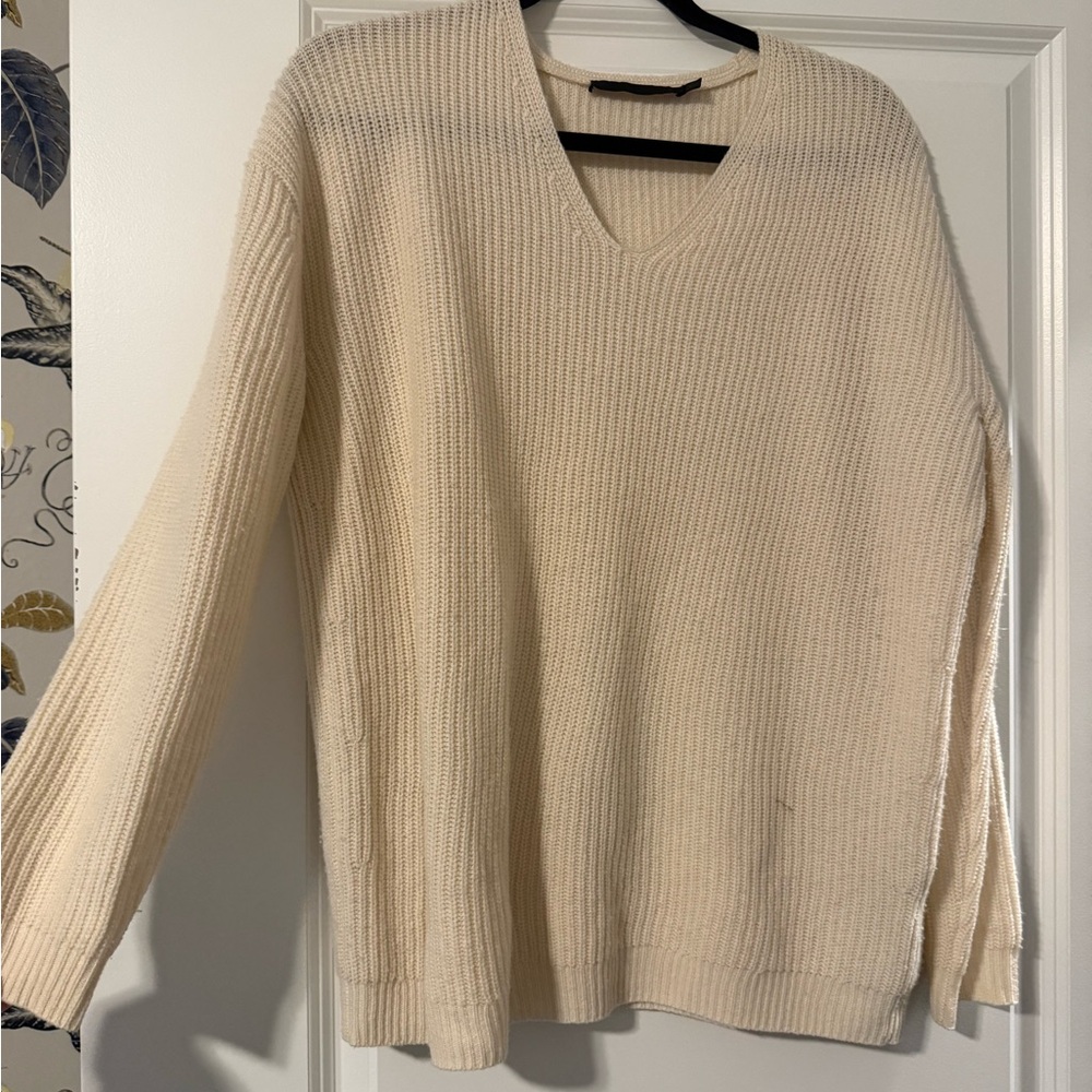 Jenni Kayne Cashmere Cream Sweater - Size XS